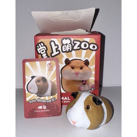 BEEMAI Pocket Cute Zoo Series Blind Box Confirmed Cavia Porcellus Guinea Pig - Picture 1 of 6